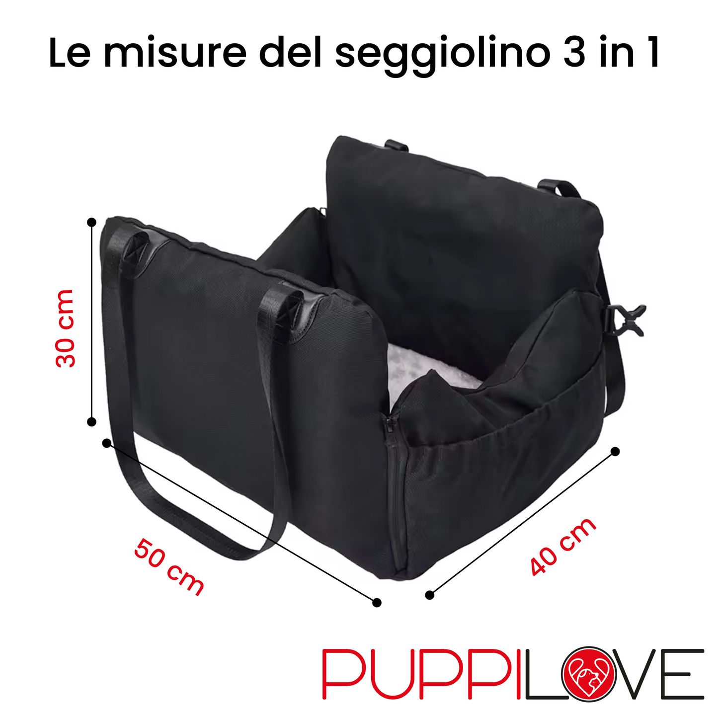 Seggiolino auto 3 in 1 lavabile